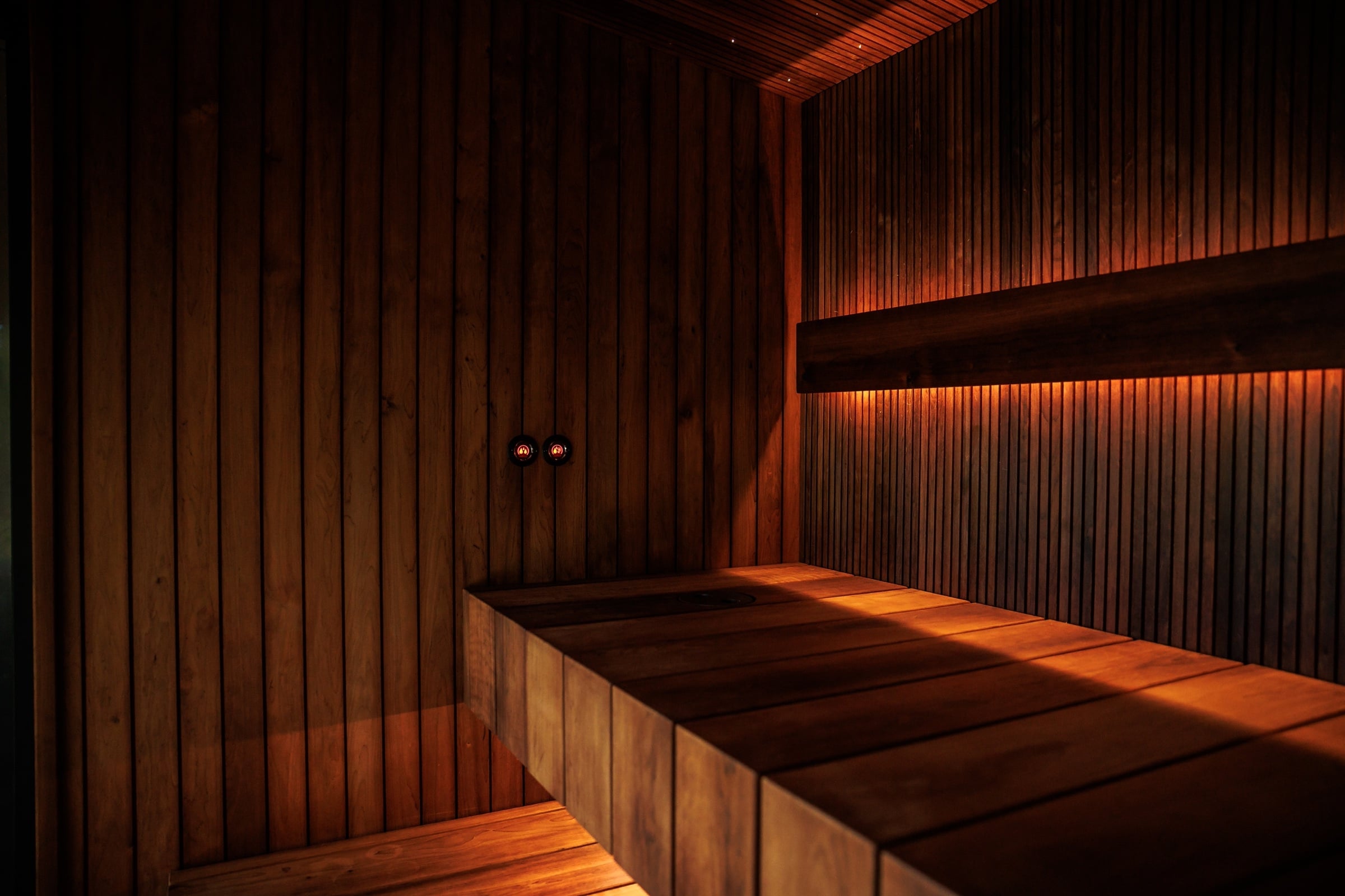 Sauna interior